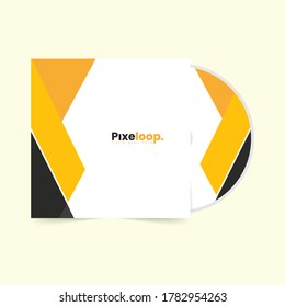 Beautiful stylish cd cover design template vector