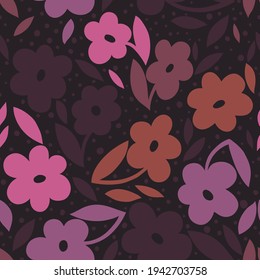 Schönes, stilvolles, nahtloses Blumenmuster. Eine helle Illustration zum Erstellen einer Postkarte, Hochzeitseinladungskarte, Tapete und Textilien.