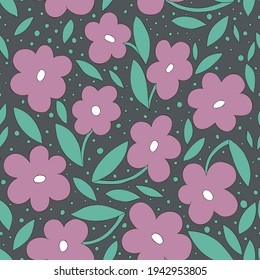 Bonito diseño floral sin costuras. Una brillante ilustración para crear una postal, tarjeta de invitación a la boda, papel pintado y textiles.