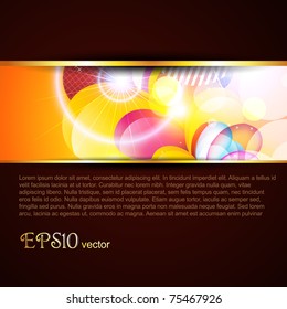 bella plantilla de vector con estilo eps10