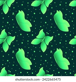 Beautiful stylized butterfly seamless pattern. Vector sketching illustration.