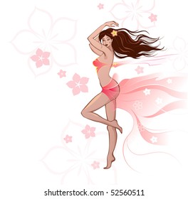 風になびくスカート のイラスト素材 画像 ベクター画像 Shutterstock
