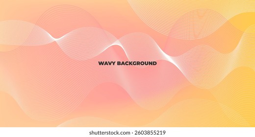 Beautiful summer background with colorful wavy lines.
Abstract waves and gradients vector pattern design
