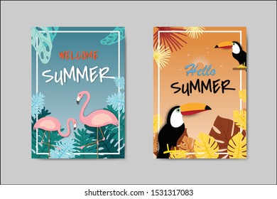 Beautiful Summer Card lettering card 