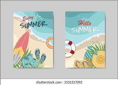 Beautiful Summer Card lettering card 