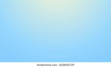 Beautiful Summer Color Abstract Background. Sky blue and cream gradient mesh background. Refreshing abstraction artwork. Vector Illustration