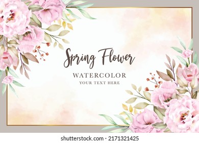 beautiful summer floral background design