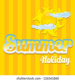 beautiful summer illustrations  . summer party vector flyer. summer holiday vector background.