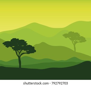 beautiful summer landscape