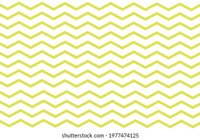 Beautiful summer seamless pattern of cute shapes, abstract geometric forms, design for decoration, wrapping paper, print, fabric or textile, stylish modern card, yellow zigzag, vector illustration