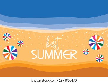 Beautiful Summer Season Background Banner
