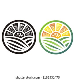Beautiful sun Vector illustration