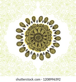 Beautiful sun. Vector illustration