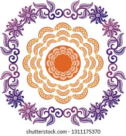 Beautiful sun. Vector illustration