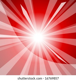 Beautiful sunny background. Vector illustration.
