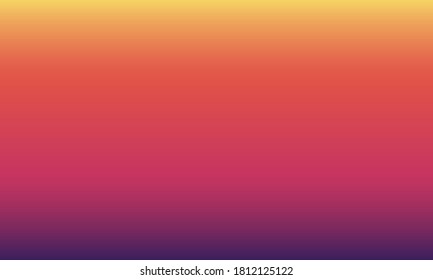 Beautiful sunset gradient background  blue red   yellow color  smooth   soft texture  used for poster backgrounds  banners  templates   others