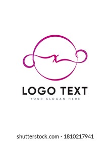 a beautiful and swash script letter type X  logo template, Vector logo for business and company identity 