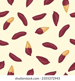 Beautiful sweet potato pattern design for decoration, wallpaper, wrapping paper, cloth, background and others.