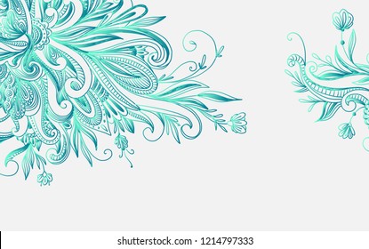 beautiful swirly pattern for design of cards, postcard, covers and more