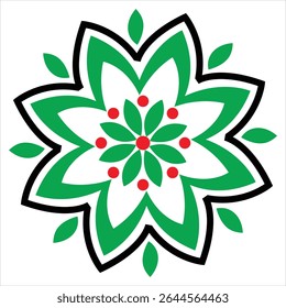 Beautiful symmetrical colorful mandala design with intricate patterns and detailed ornamental elements. Perfect for backgrounds, textiles, wallpapers, yoga, meditation, and spiritual designs.