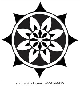 Beautiful symmetrical colorful mandala design with intricate patterns and detailed ornamental elements. Perfect for backgrounds, textiles, wallpapers, yoga, meditation, and spiritual designs.