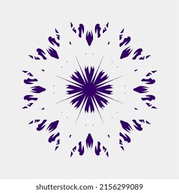 beautiful and symmetrical mandala vector neat floral style details for decoration