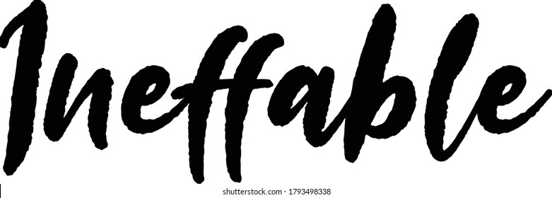 Beautiful Synonyms text. Only one single word. Printable graphic tee. Design doodle for print. Vector illustration. Colorful. Hand drawn calligraphy style. Black and white