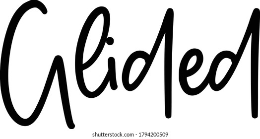 Beautiful Synonyms text. Only one single word. Printable graphic tee. Design doodle for print. Vector illustration. Colorful. Hand drawn calligraphy style. Black and white