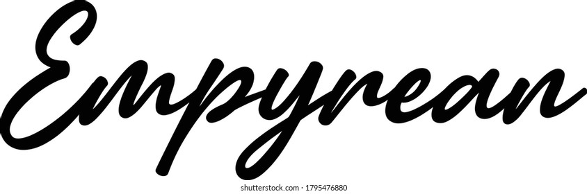Beautiful Synonyms text. Only one single word. Printable graphic tee. Design doodle for print. Vector illustration. Colorful. Hand drawn calligraphy style. Black and white