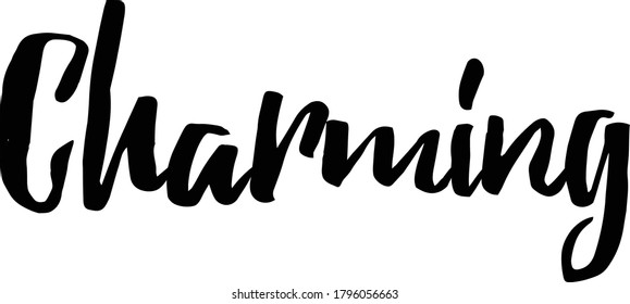 Beautiful Synonyms text. Only one single word. Printable graphic tee. Design doodle for print. Vector illustration. Colorful. Hand drawn calligraphy style. Black and white