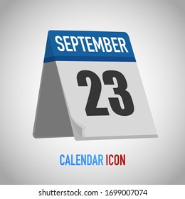 Beautiful table style calendar. Date, day, month. Vector illustration background for reminder, app, UI, event, holiday, office document, icon, logo. isolated flat object and symbol. year collection