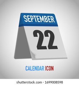 Beautiful table style calendar. Date, day, month. Vector illustration background for reminder, app, UI, event, holiday, office document, icon, logo. isolated flat object and symbol. year collection