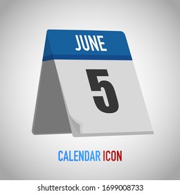 Beautiful table style calendar. Date, day, month. Vector illustration background for reminder, app, UI, event, holiday, office document, icon, logo. isolated flat object and symbol. year collection