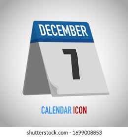 Bonito calendario estilo mesa. Fecha, día, mes. Fondo de ilustración vectorial para recordatorio, aplicación, UI, evento, vacaciones, documento de oficina, icono, logotipo. objeto plano aislado y símbolo. colección anual