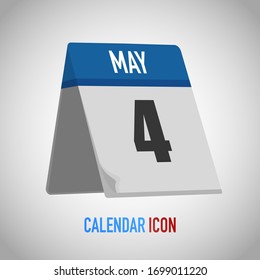 Beautiful table style calendar. Date, day, month. Vector illustration background for reminder, app, UI, event, holiday, office document, icon, logo. isolated flat object and symbol. year collection
