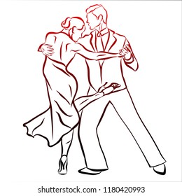 beautiful tango dancers