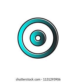 Beautiful target icon