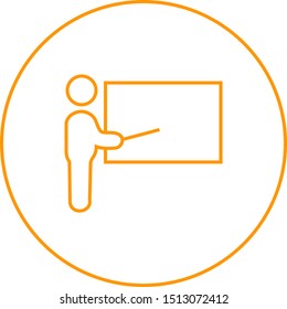 Beautiful Teaching vector line icon