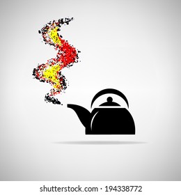 Beautiful teapot design 