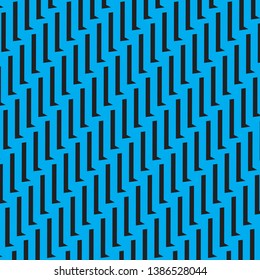 Beautiful technical decorative modern geometric seamless repeatable monochrome design pattern