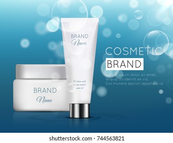 Facial Cleaner Blank Package Model 3d Stock Vector (Royalty Free) 503783032