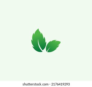 Una hermosa plantilla para un logo sobre el tema de la ecología.