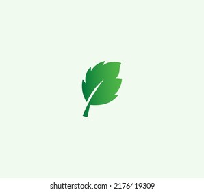 A beautiful template for a logo on the theme of ecology.