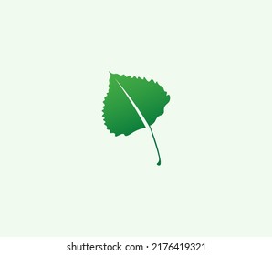 Una hermosa plantilla para un logo sobre el tema de la ecología.