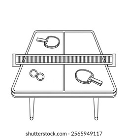 Beautiful tennis board coloring page