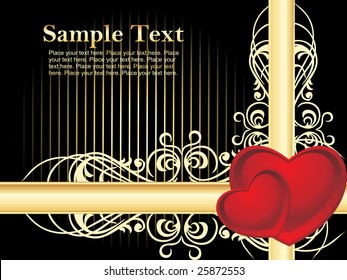 beautiful text with black background