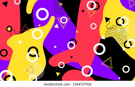 Beautiful Texture. Black Childish Elements. Liquid Template. Terracotta Geometric Poster. Gradient Decor. Violet Wallpaper. Dot Backdrop. Ink Halftone Background.