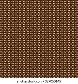Beautiful texture of geometric shapes on a brown background.