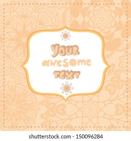 Beautiful texture with snowflakes. Background can be used for wallpaper, pattern fills, web page background,surface textures. Gorgeous seamless floral background.
