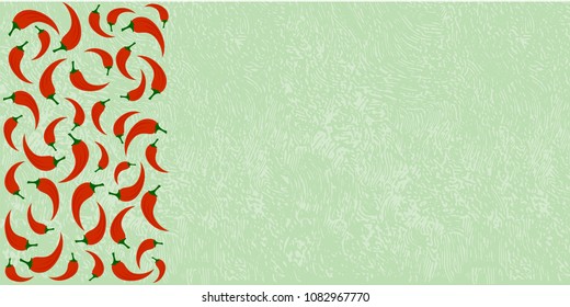 Beautiful textured background for the holiday cinco de mayo banner, logo, postcard, menu. Mexico, chili, colorful. vector eps10. 